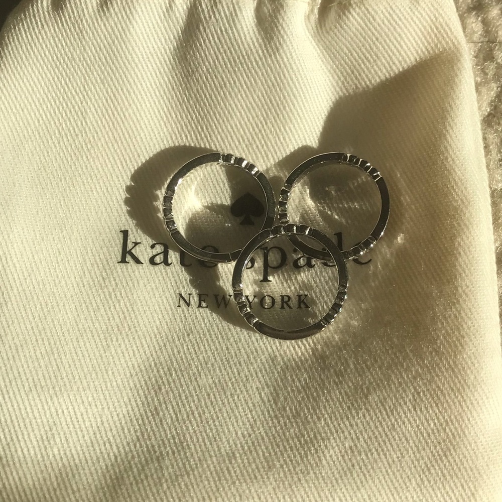 Kate Spade full circle stackable rings Size 6